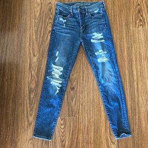 American eagle ripped jeans